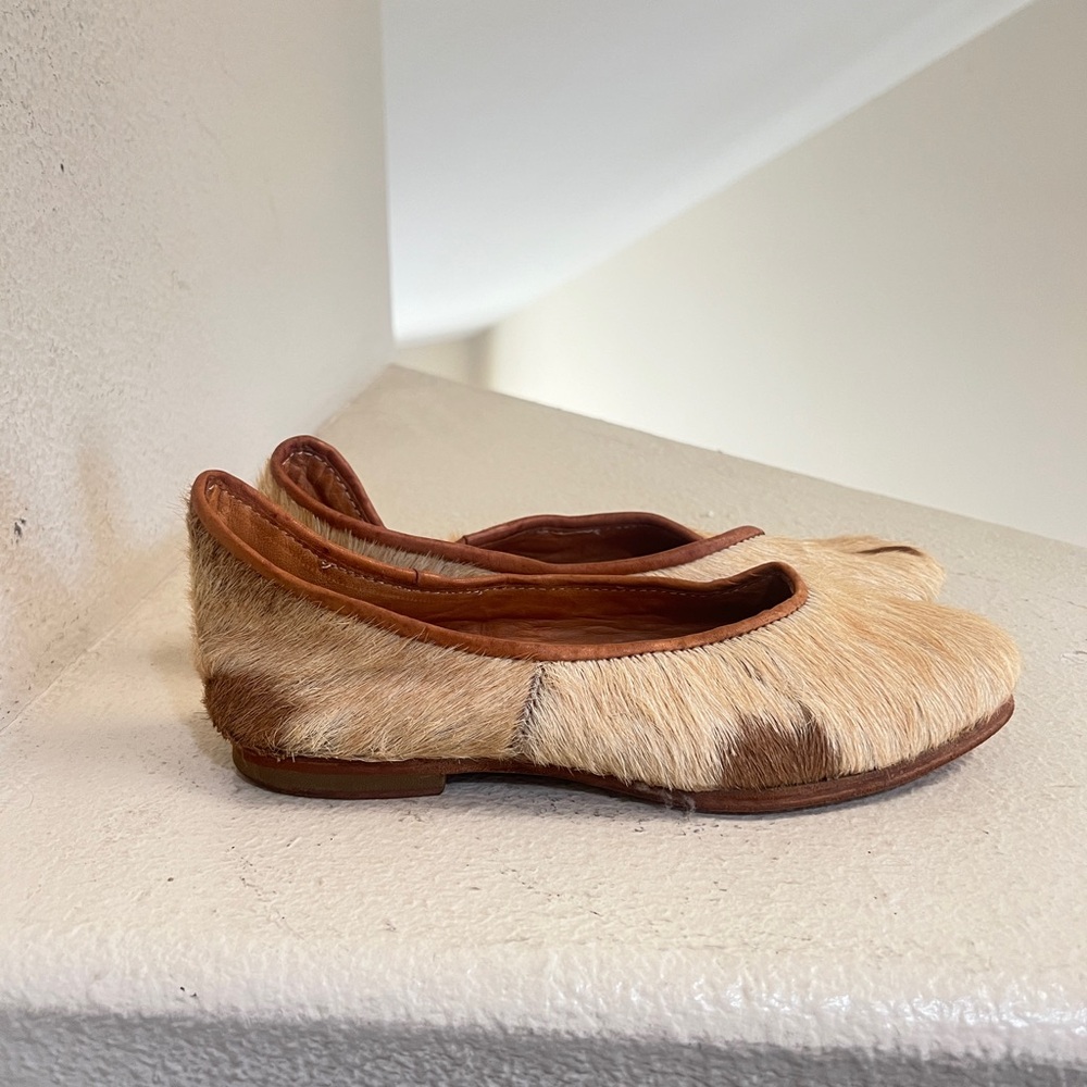 100%‎ calfskin Leather Handmade women flat sandals Comfort Shoes Size 8 Western